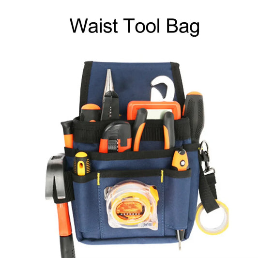 Electrician Tool Bag Waist Tool Bag Adjustable Multi Functional Belt Pocket for Electricians